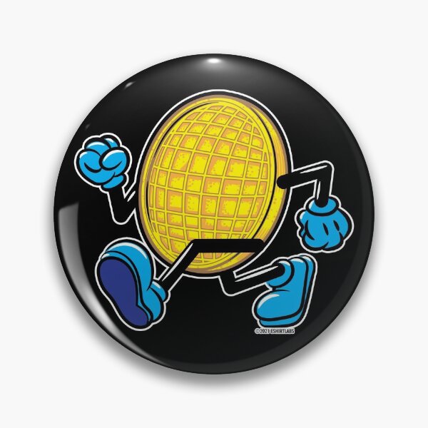 Item preview, Plain Waffle Mascot strutting by eShirtLabs designed and sold by eShirtLabs.