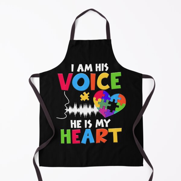Item preview, I_m Voice He_s My Heart Colors Graphic Autism Awareness designed and sold by JenniferLecher.