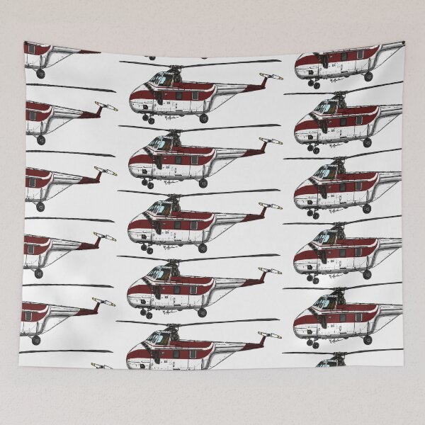 Item preview, Sikosrsky S-55B White and Mroon designed and sold by Michael Garber.