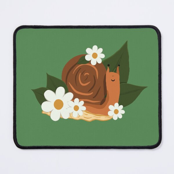 Item preview, Daisy Snail - Green designed and sold by doodlebelleart.