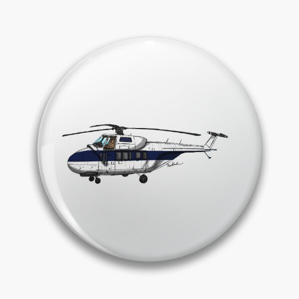 Item preview, Sikorsky Helicopter Blue and White designed and sold by Michael Garber.