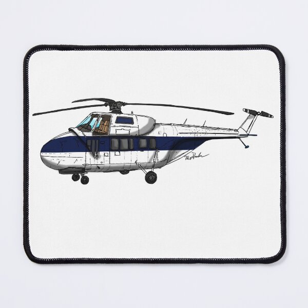 Item preview, Sikorsky Helicopter Blue and White designed and sold by Michael Garber.