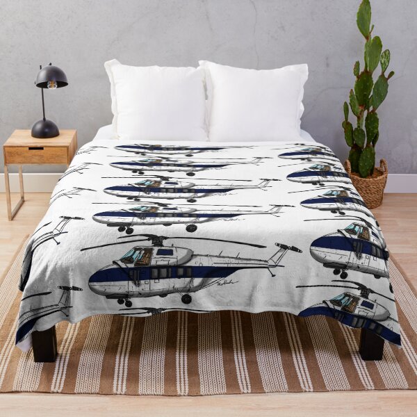 Item preview, Sikorsky Helicopter Blue and White designed and sold by Michael Garber.
