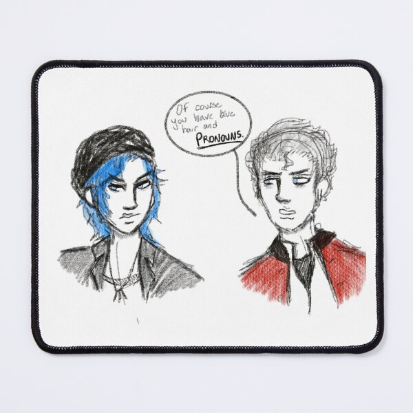 Item preview, of course you have blue hair and pronouns designed and sold by anticlimaxi.