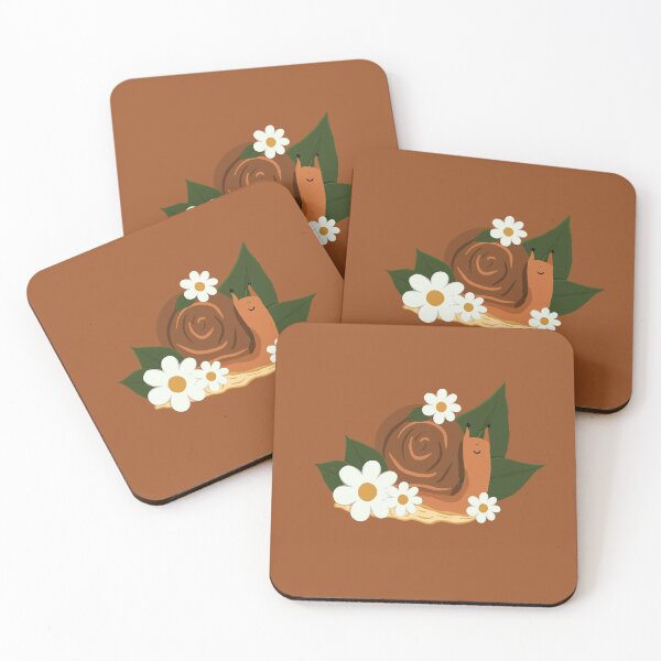 Item preview, Daisy Snail - Brown designed and sold by doodlebelleart.