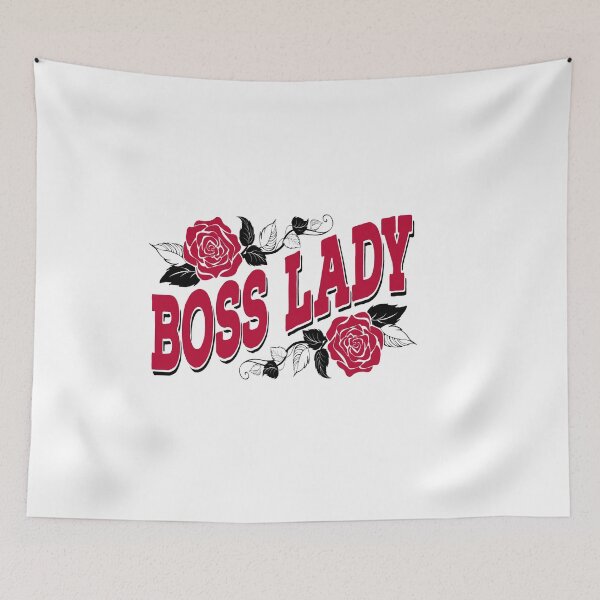 Item preview, Boss Lady Feminist Empowerment Mothers Day Retro Inspirational Saying designed and sold by Bad Kitty Designz.