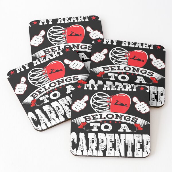 Item preview, My heart belongs to a carpenter funny valentine day gift designed and sold by Andrea146.