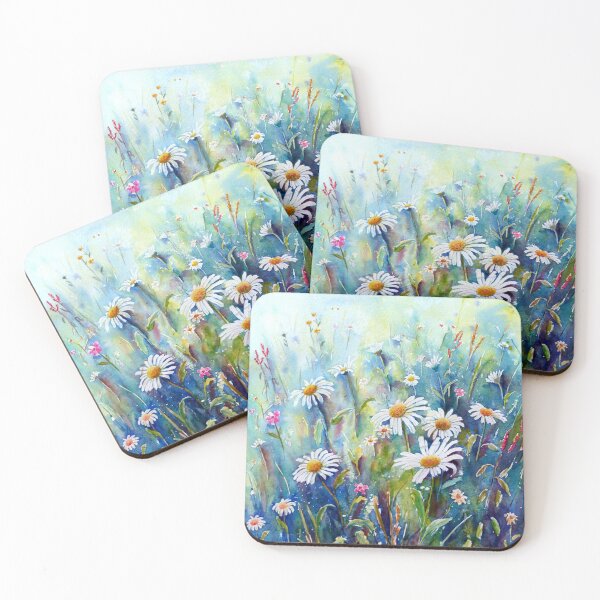 Item preview, Watercolour Painting of Daisy Field designed and sold by cornercroft.