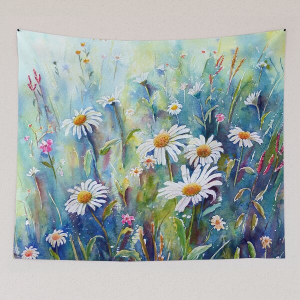 Item preview, Watercolour Painting of Daisy Field designed and sold by cornercroft.