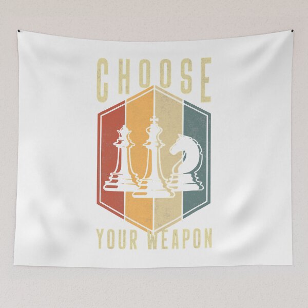 Item preview, Choose Your Weapon Gag Chess Players Funny Vintage designed and sold by JUSTINMCCLUNG.