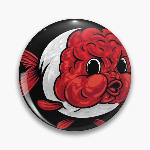 Item preview, The Cutest kawaii Ranchu Goldfish designed and sold by AnimalLover4eva.