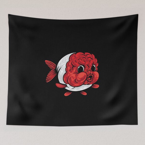 Item preview, The Cutest kawaii Ranchu Goldfish designed and sold by AnimalLover4eva.