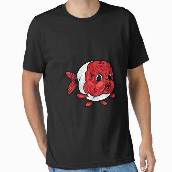 Vista previa del artículo con la obra «El pez dorado Ranchu kawaii más lindo», diseñado y vendido por AnimalLover4eva.