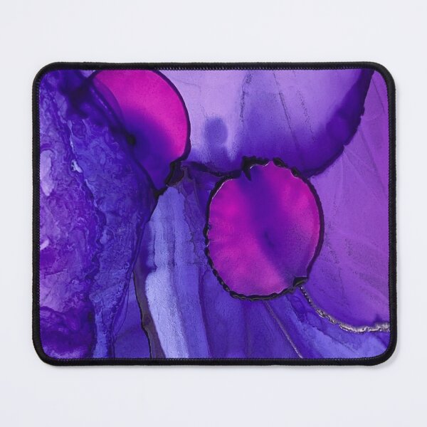 Item preview, Rich Purple and Hot Pink Abstract Alcohol Ink designed and sold by melodywatson.