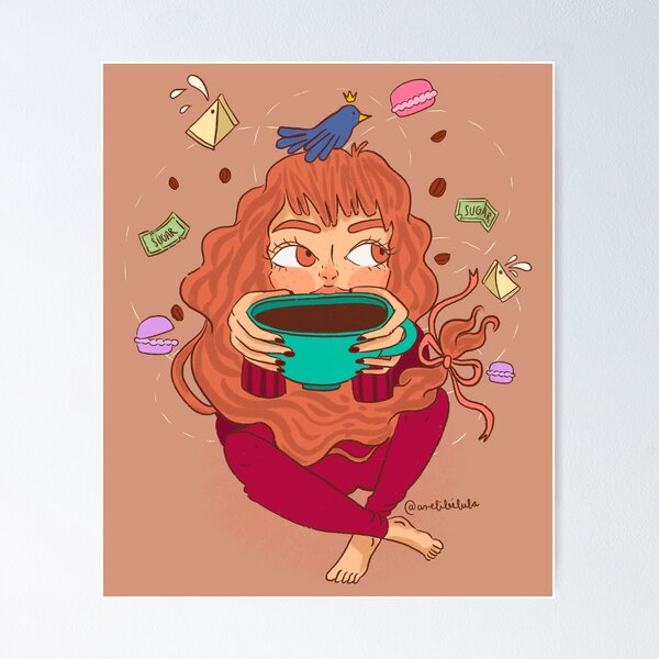 Item preview, Coffee bird designed and sold by Arelibelula.