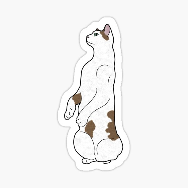 Pin-Up Cat - Prairie Cat Sticker