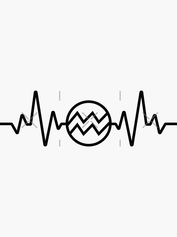 Heart EKG Heartbeat Love Symbol Outline Temporary Tattoo - Etsy