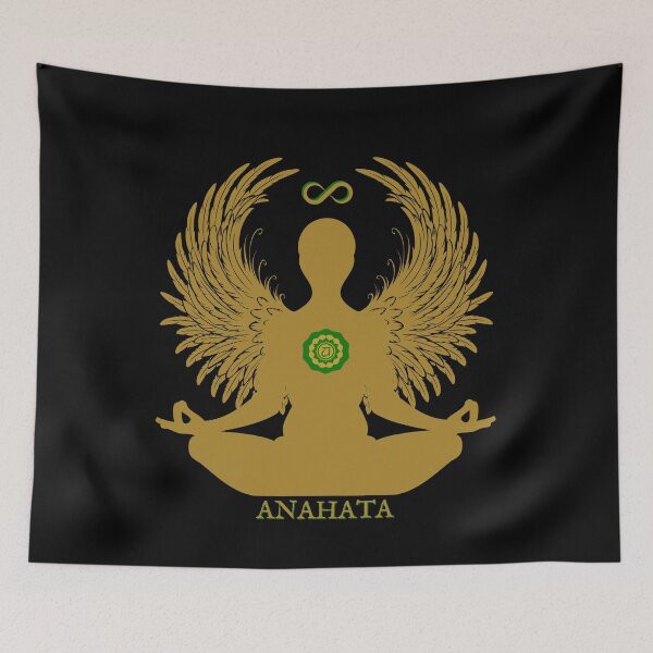 Item preview, ANAHATA HEART CHAKRA ANGEL designed and sold by Mercurial Merkaba.