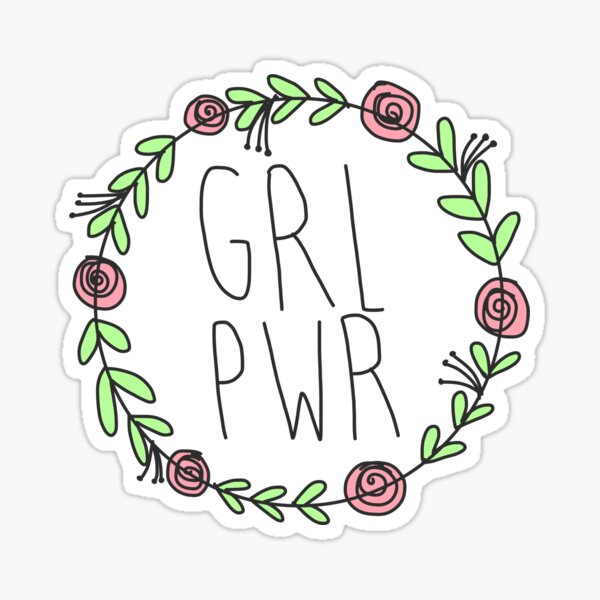 GRL PWR Sticker