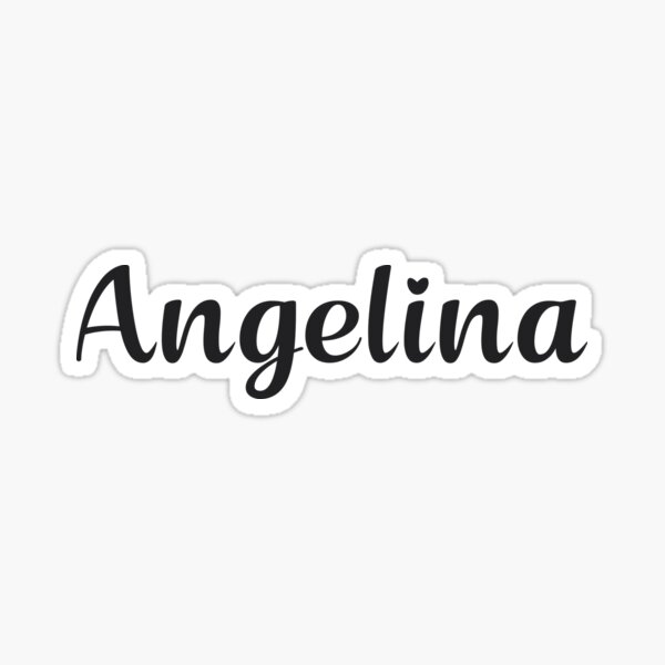 ANGELINA Name Cute Retro Girls Wildflower ANGELINA Name Tote Bag
