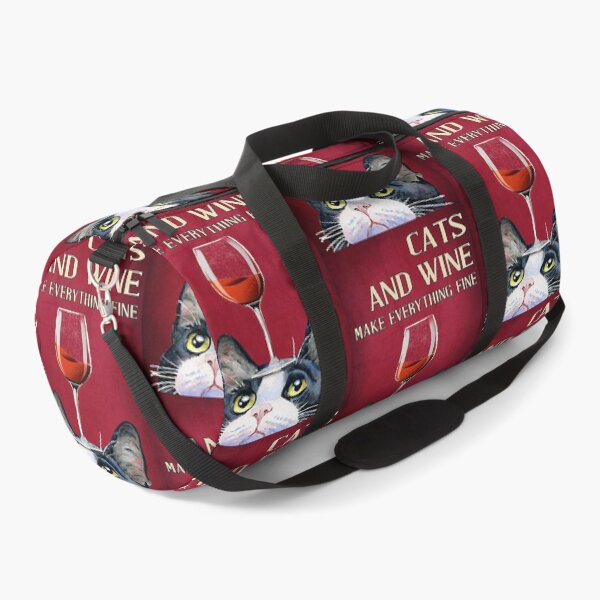 Item preview, Cats and wine make everything fine designed and sold by SimonsonNuala.