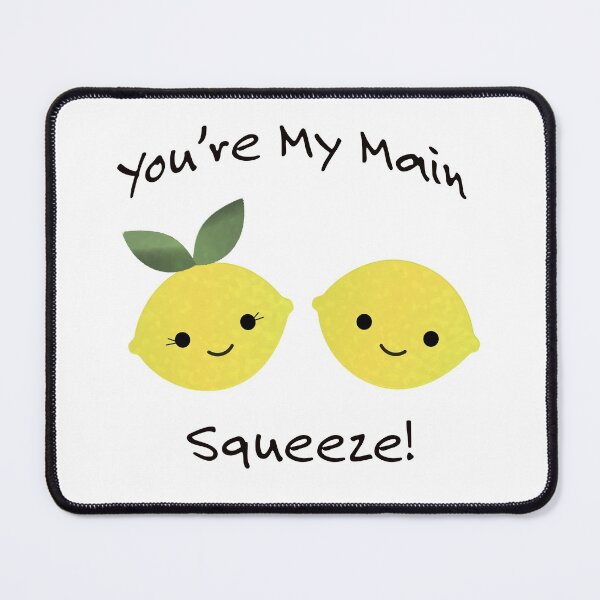 Item preview, You are My Main Squeeze Cute Kawaii Lemons designed and sold by Hedgie Designs.