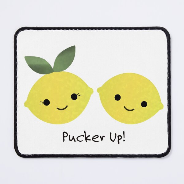 Item preview, Pucker Up Cute Kawaii Lemons designed and sold by Hedgie Designs.