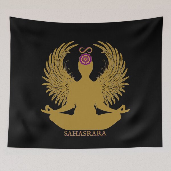 Item preview, SAHASRARA CROWN CHAKRA ANGEL designed and sold by Mercurial Merkaba.