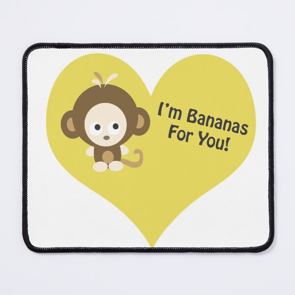 Item preview, I'm Bananas For You Cute Cartoon Monkey designed and sold by Hedgie Designs.