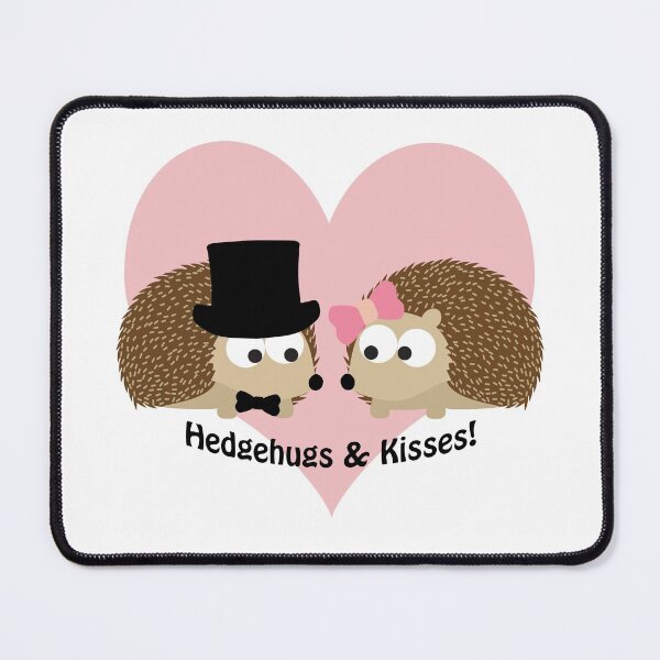 Item preview, Hedgehugs and Kisses Cute Hedgehog Couple designed and sold by Hedgie Designs.