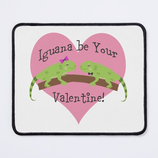 Item preview, Cute and Funny Iguana Be Your Valentine designed and sold by Hedgie Designs.