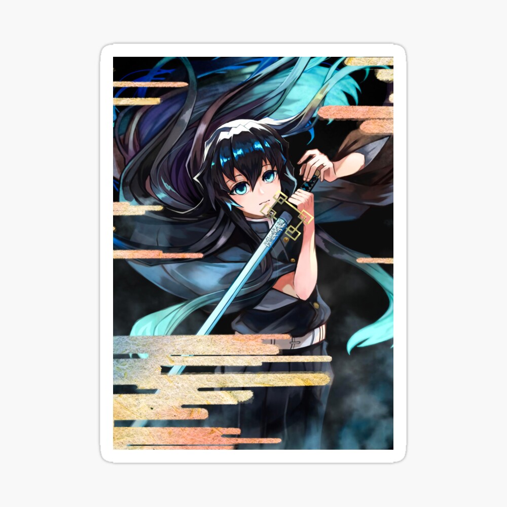 muichiro tokito demon slayer photographic print by valekun redbubble