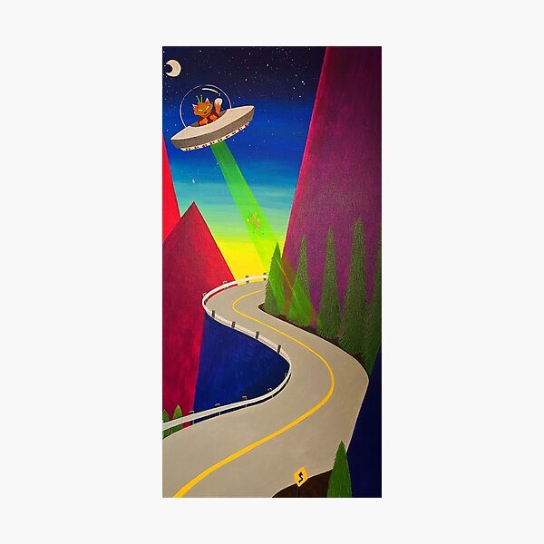 Highway Abduction Photographic Print