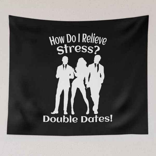 Item preview, How Do I Relieve Stress? Double Dates! Swinger Lifestyle Design. For Darker Colors designed and sold by swingersshop.