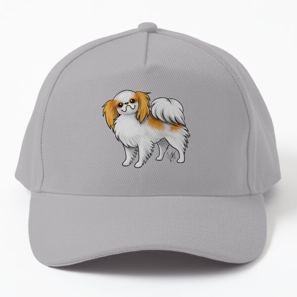 Japanese Chin - Brown Baseball Cap