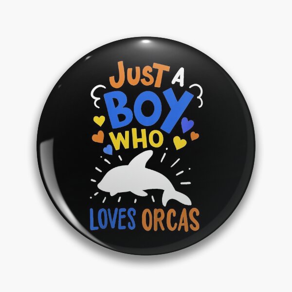 Item preview, Just A Boy Who Loves Orcas designed and sold by spherevilla.