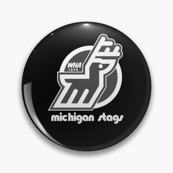 Item preview, Michigan Stags WHA 1974 Vintage Logo designed and sold by A Little Bit of  Everything.