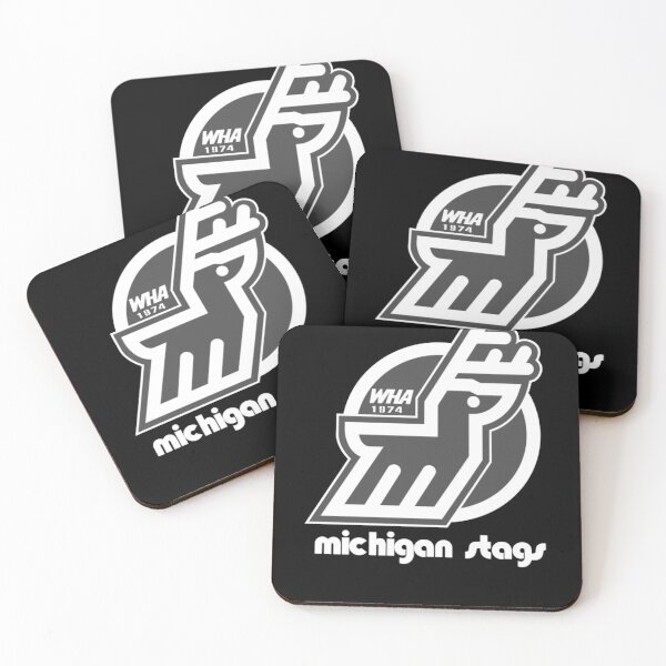 Item preview, Michigan Stags WHA 1974 Vintage Logo designed and sold by A Little Bit of  Everything.