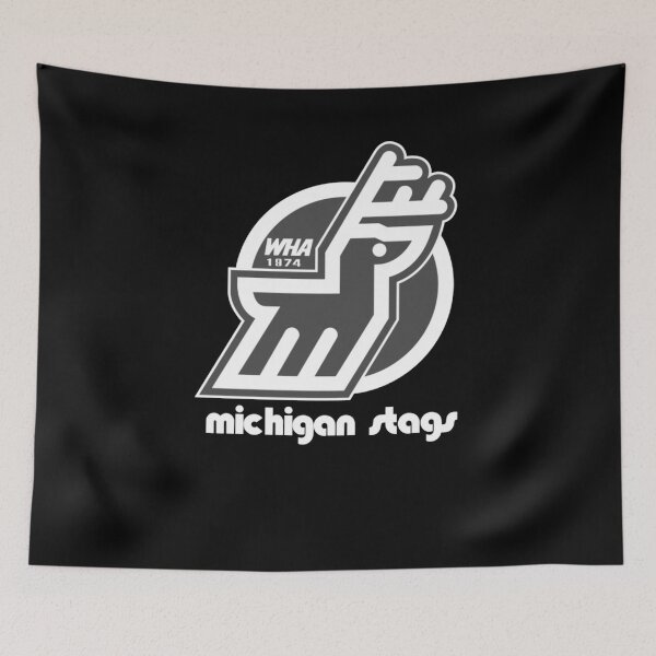 Item preview, Michigan Stags WHA 1974 Vintage Logo designed and sold by A Little Bit of  Everything.