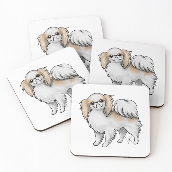 Item preview, Dog - Japanese Chin - Lemon designed and sold by Jennifer Stolzer.