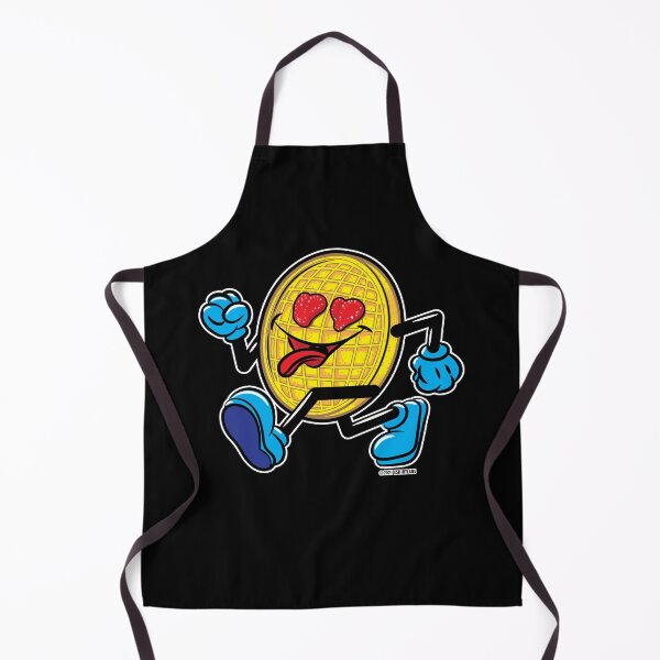 Item preview, Plain Waffle Mascot with Strawberries strutting  by eShirtLabs designed and sold by eShirtLabs.
