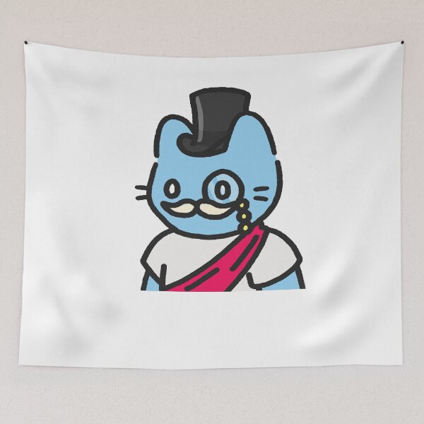 Item preview, Cool Cat#8530  Cute cat Cartoon cat Grandpa cat designed and sold by PetTotem.