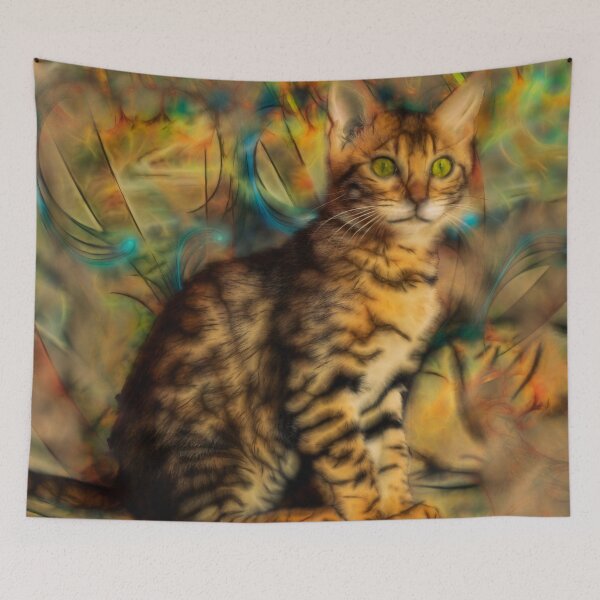 Item preview, Bengal Kitten (Square Version) - By John Robert Beck designed and sold by studiobprints.