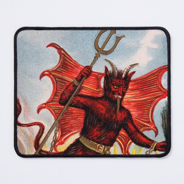 Item preview, Vintage Krampus illustration designed and sold by monsterplanet.