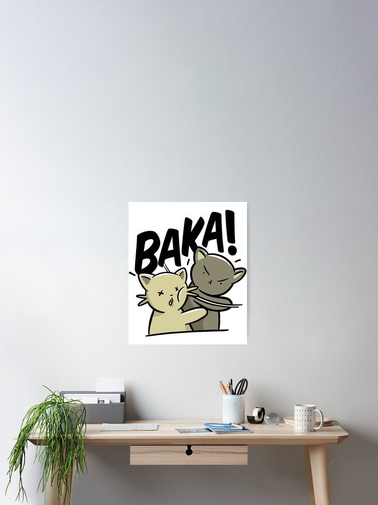 Thumbnail 2 of 3, Poster, BAKA ANIME designed and sold by LemonMuMu.