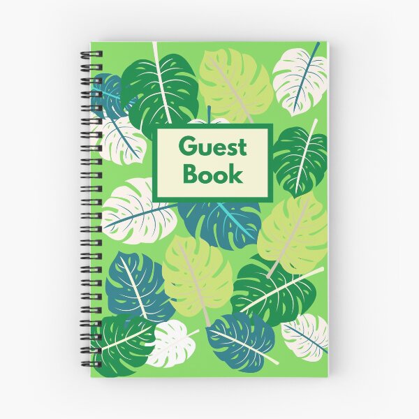 Item preview, Monstera Guest Book - Green designed and sold by Pelof.