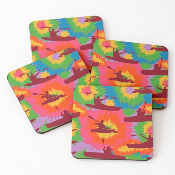 Item preview, Canoeing Colorful Pattern designed and sold by MobertsonArt.