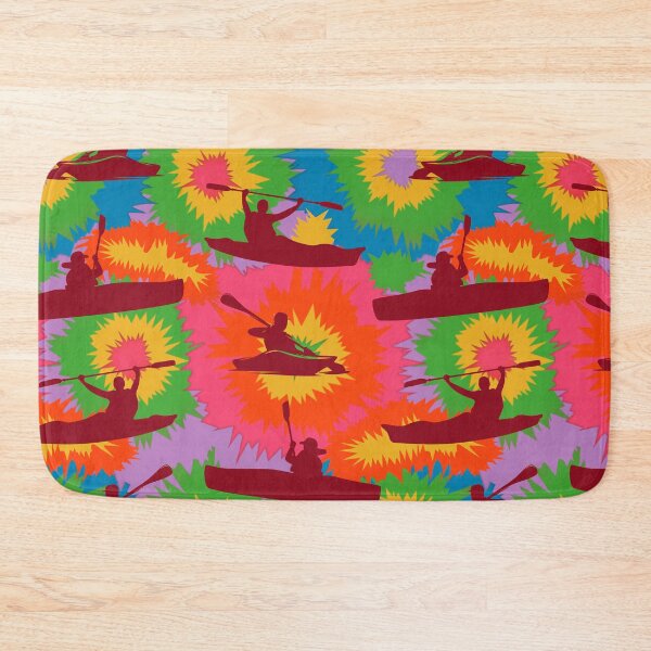 Item preview, Canoeing Colorful Pattern designed and sold by MobertsonArt.