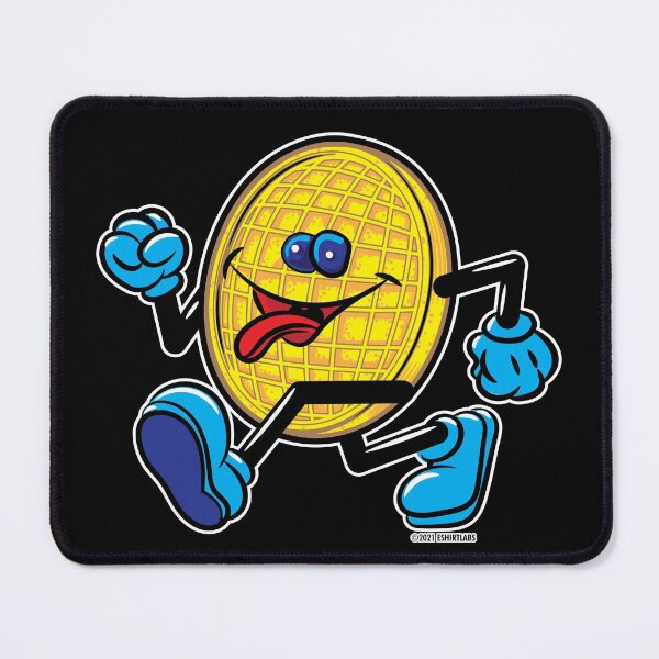 Item preview, Plain Waffle Mascot with Blueberries by eShirtLabs designed and sold by eShirtLabs.