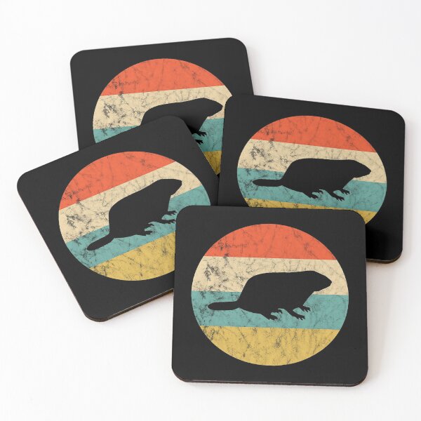 Item preview, Marmot Rodent Animal Retro Vintage Sunset Woodchuck designed and sold by KevinGardner1.